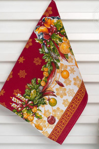Полотенце кухонное рогожка "Рождество"