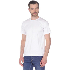 Мужская футболка "Vestco" хлопок (р-ры: M-10XL) белый