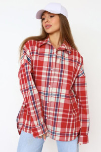 Рубашка женская "Сторис М" 10177 шотландка (р-ры: 48-54)