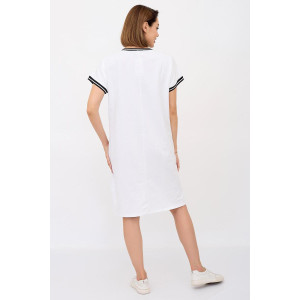 Платье женское "Болеро Б" фулайкра (последний размер) белый 52-54