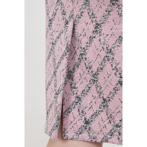 Платье женское ODIS-П433Р трикотажный жаккард (последний размер) розовый 46