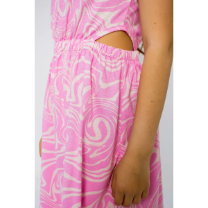 Платье детское "Рамина-2" кулирка (р-ры: 122-146) розовый