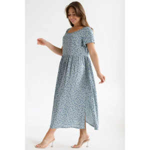 Платье женское "Фиджи" штапель (последний размер) ментоловый 48