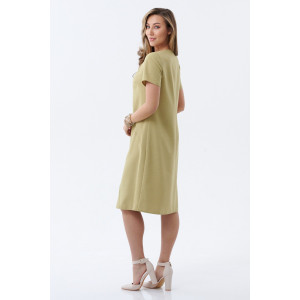 Платье женское ODIS-П465ОЛ плательная ткань (р-ры: 44-56) оливковый