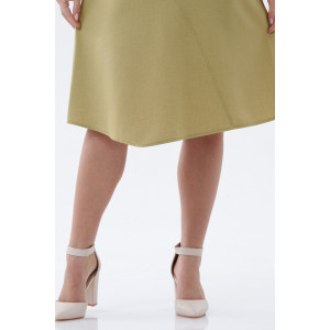 Платье женское ODIS-П465ОЛ плательная ткань (р-ры: 44-56) оливковый