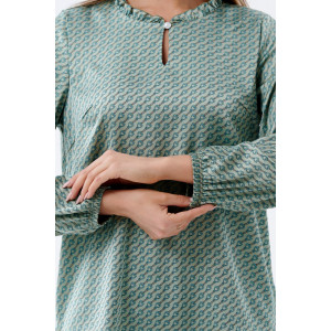 Блузка женская ODIS-Б139М блузочная ткань (р-ры: 46-54) мятный