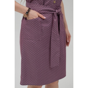 Платье женское ODIS-П463КА трикотаж (последний размер) капучино 46