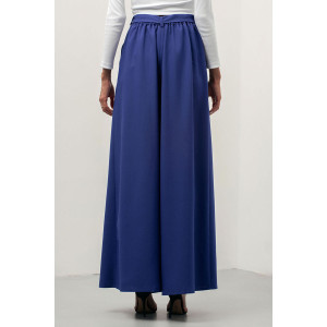 Юбка-брюки женские Бю09л лен (р-ры: 44-52) синий
