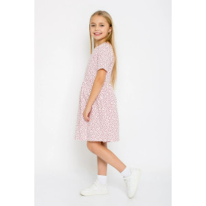 Платье детское "Самира-6" кулирка (последний размер) розовый 122