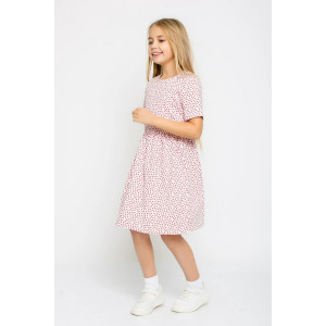 Платье детское "Самира-6" кулирка (последний размер) розовый 122