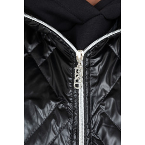 Жилет женский "Скай" курточная стеганая ткань (последний размер) черный 46,48,52,58