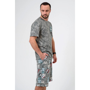 Костюм двойка мужской 2326-К "Техно" трикотажное полотно (р-ры: 48-58) хаки Костюм двойка мужской 2326-К "Техно" трикотажное полотно (р-ры: 48-58) хаки