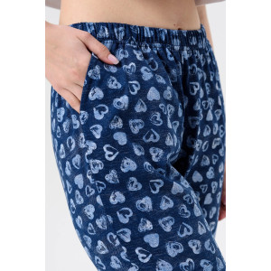 Бриджи женские "Виола" 1909-К кулирка (р-ры: 48-58) темно-синий Бриджи женские "Виола" 1909-К кулирка (р-ры: 48-58) темно-синий