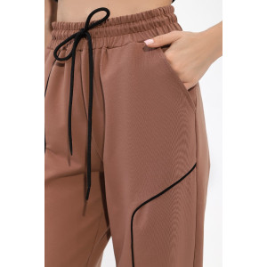 Брюки женские "Сияние стиля-1" футер 2-х нитка с лайкрой (р-ры: 44-54) шоколадный Брюки женские "Сияние стиля-1" футер 2-х нитка с лайкрой (р-ры: 44-54) шоколадный