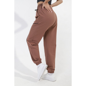 Брюки женские "Сияние стиля-1" футер 2-х нитка с лайкрой (р-ры: 44-54) шоколадный Брюки женские "Сияние стиля-1" футер 2-х нитка с лайкрой (р-ры: 44-54) шоколадный