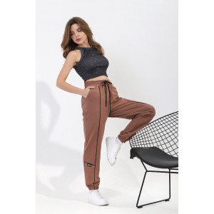 Брюки женские "Сияние стиля-1" футер 2-х нитка с лайкрой (р-ры: 44-54) шоколадный Брюки женские "Сияние стиля-1" футер 2-х нитка с лайкрой (р-ры: 44-54) шоколадный